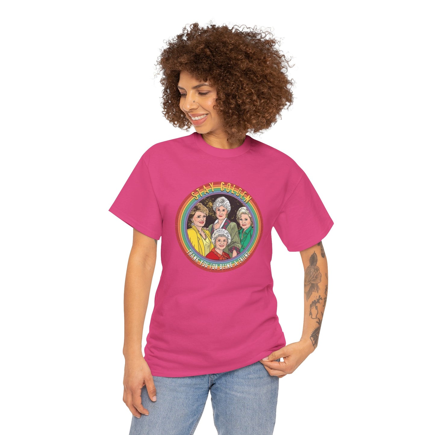Retro Golden Girls Unisex Heavy Cotton Tee