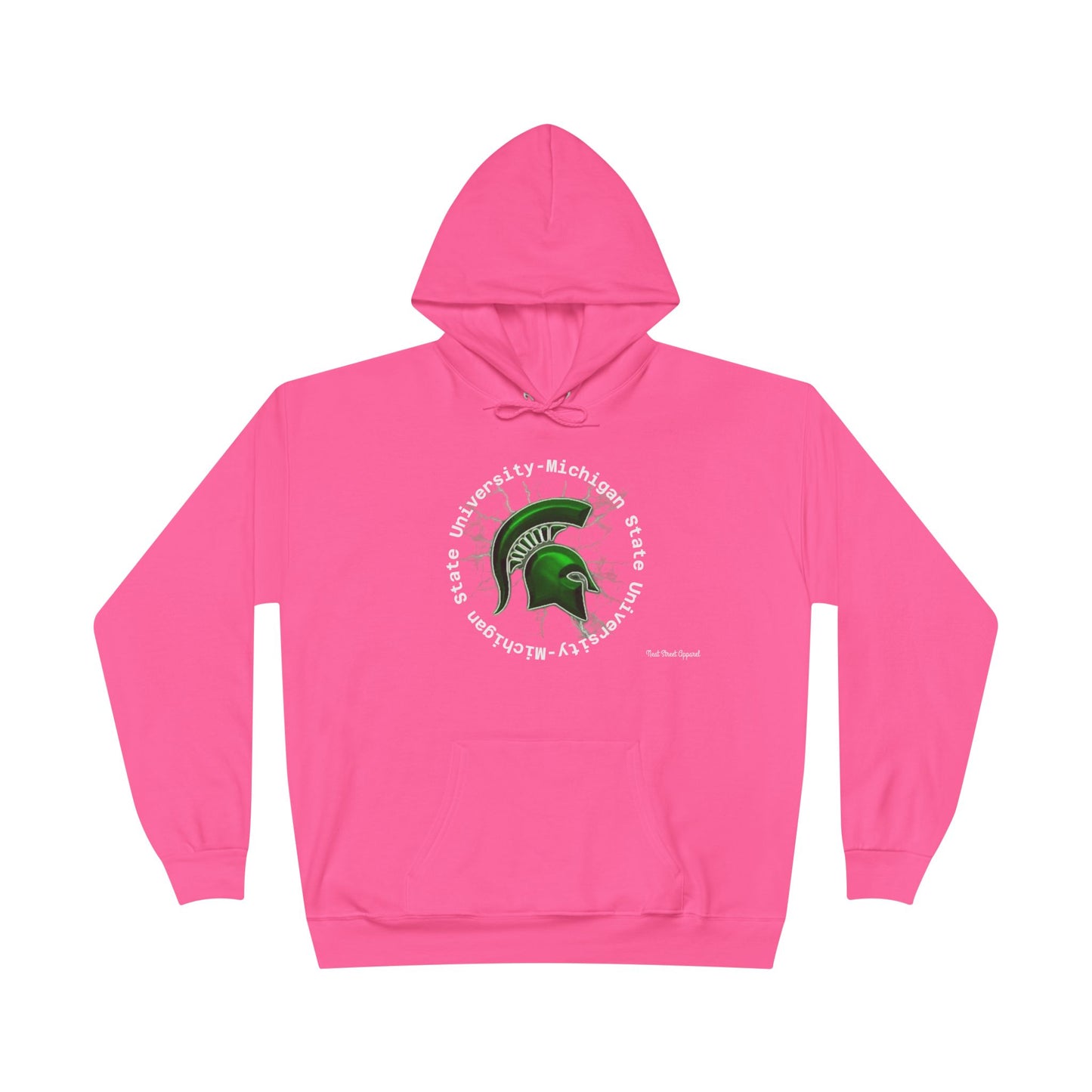 Spartan Spirit Eco-Smart Hoodie, College Sweatshirt, Unisex Pullover, Campus Gear, Game Day Apparel, School Pride Gift