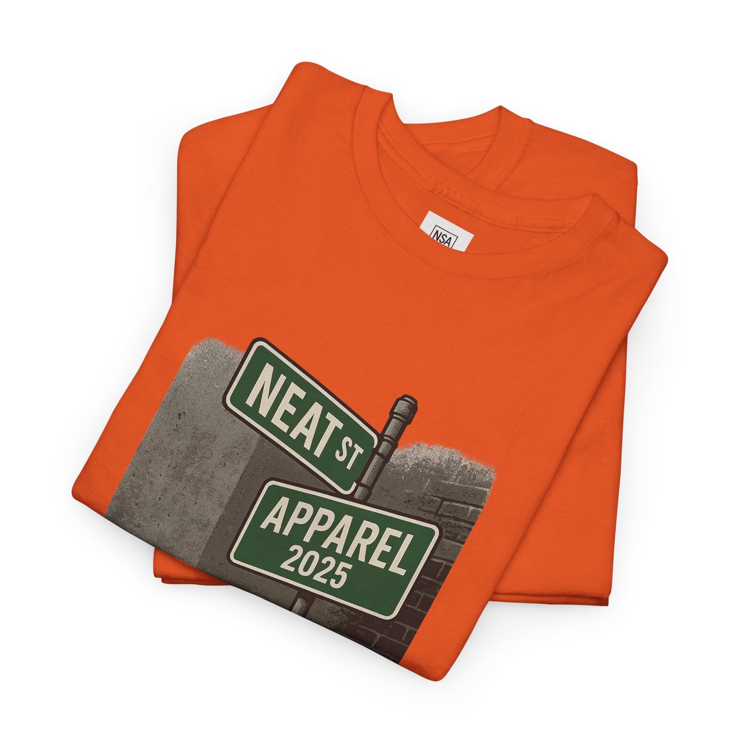 Vintage Neat Street Unisex Heavy Cotton Tee