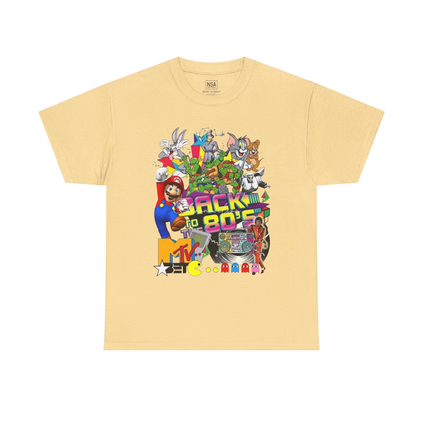 Retro 80s Unisex Heavy Cotton Tee
