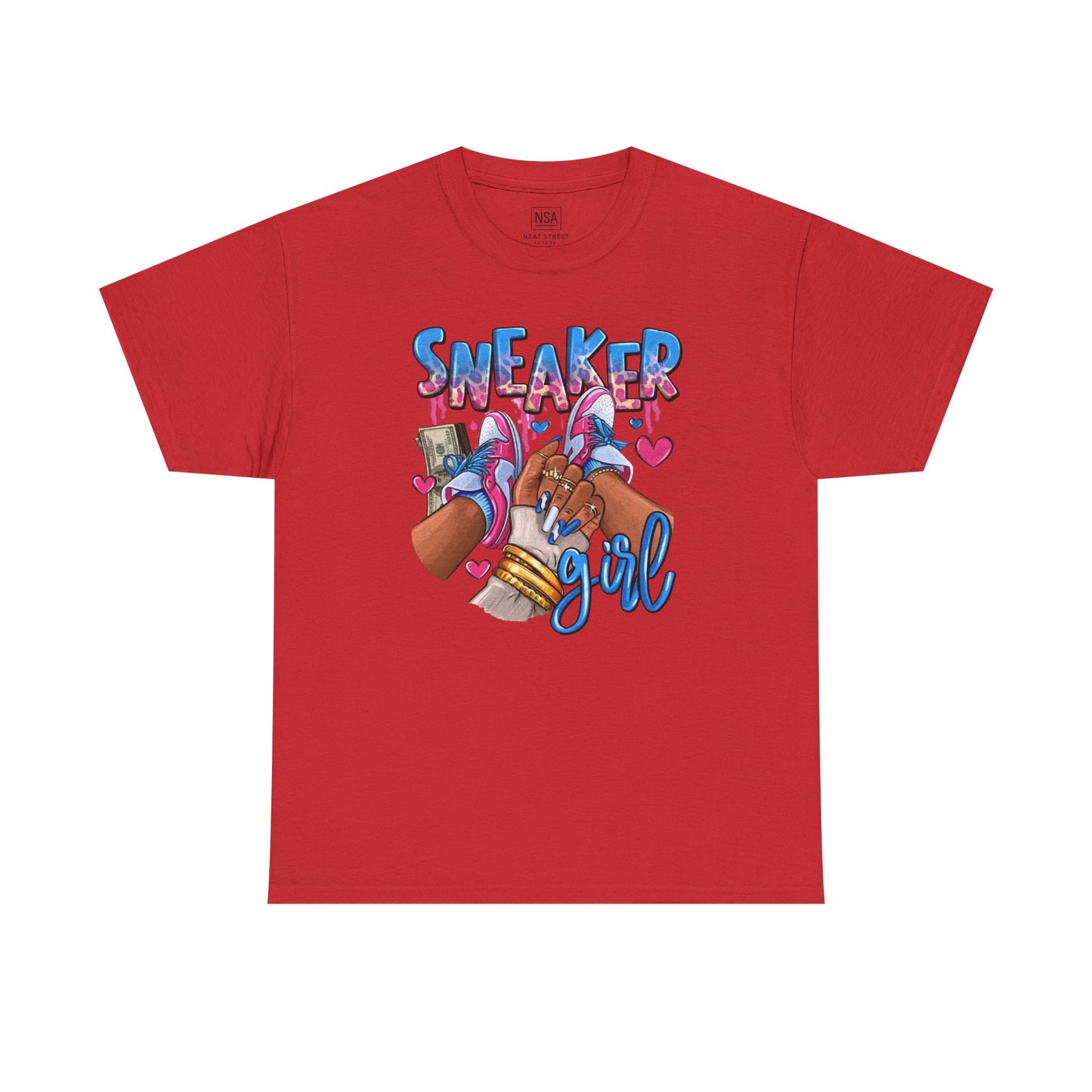 Sneaker Girl Unisex Heavy Cotton Tee
