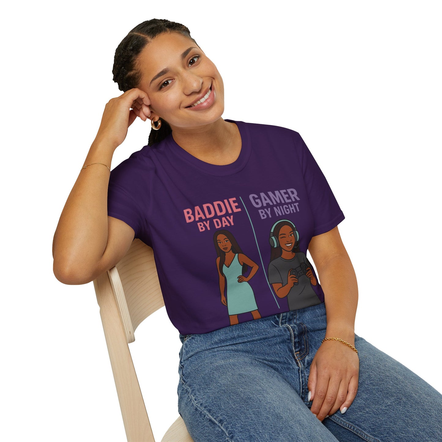 Baddie Gamer Unisex Softstyle T-Shirt