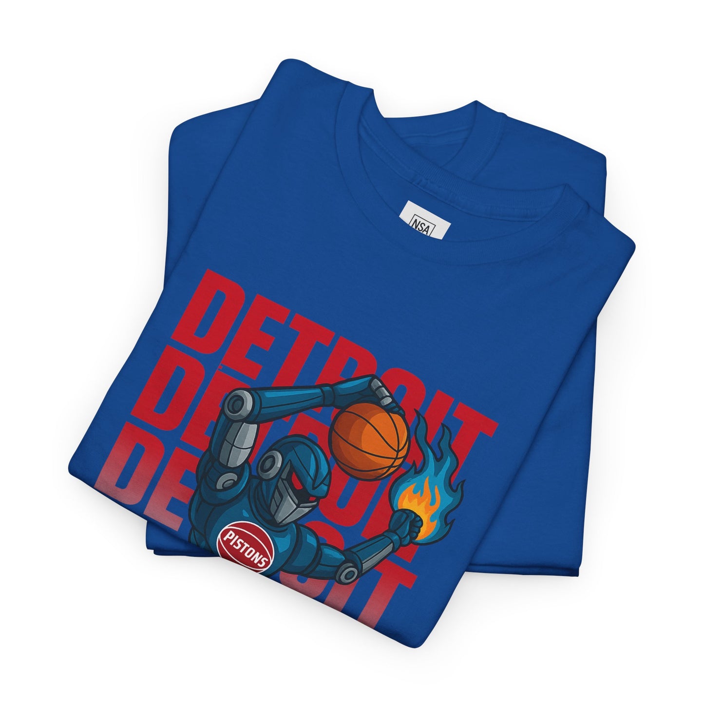 Detroit Basketball Neat Street Graphic Tee
