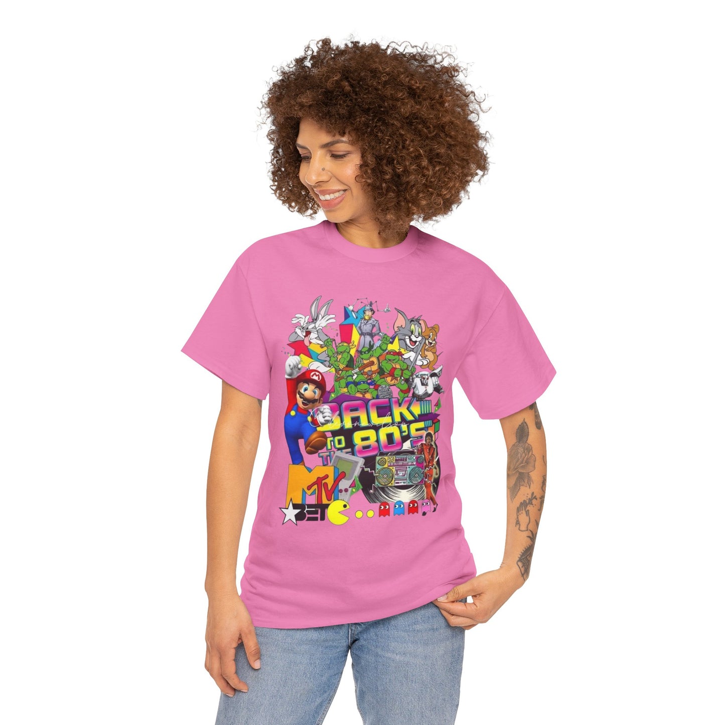 Retro 80s Unisex Heavy Cotton Tee