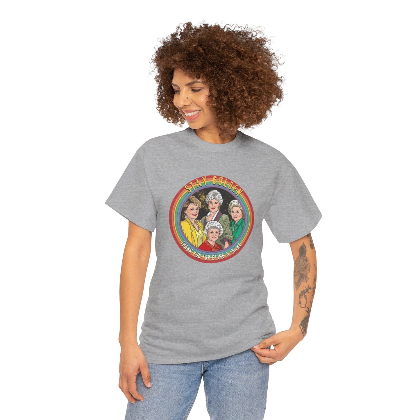 Retro Golden Girls Unisex Heavy Cotton Tee