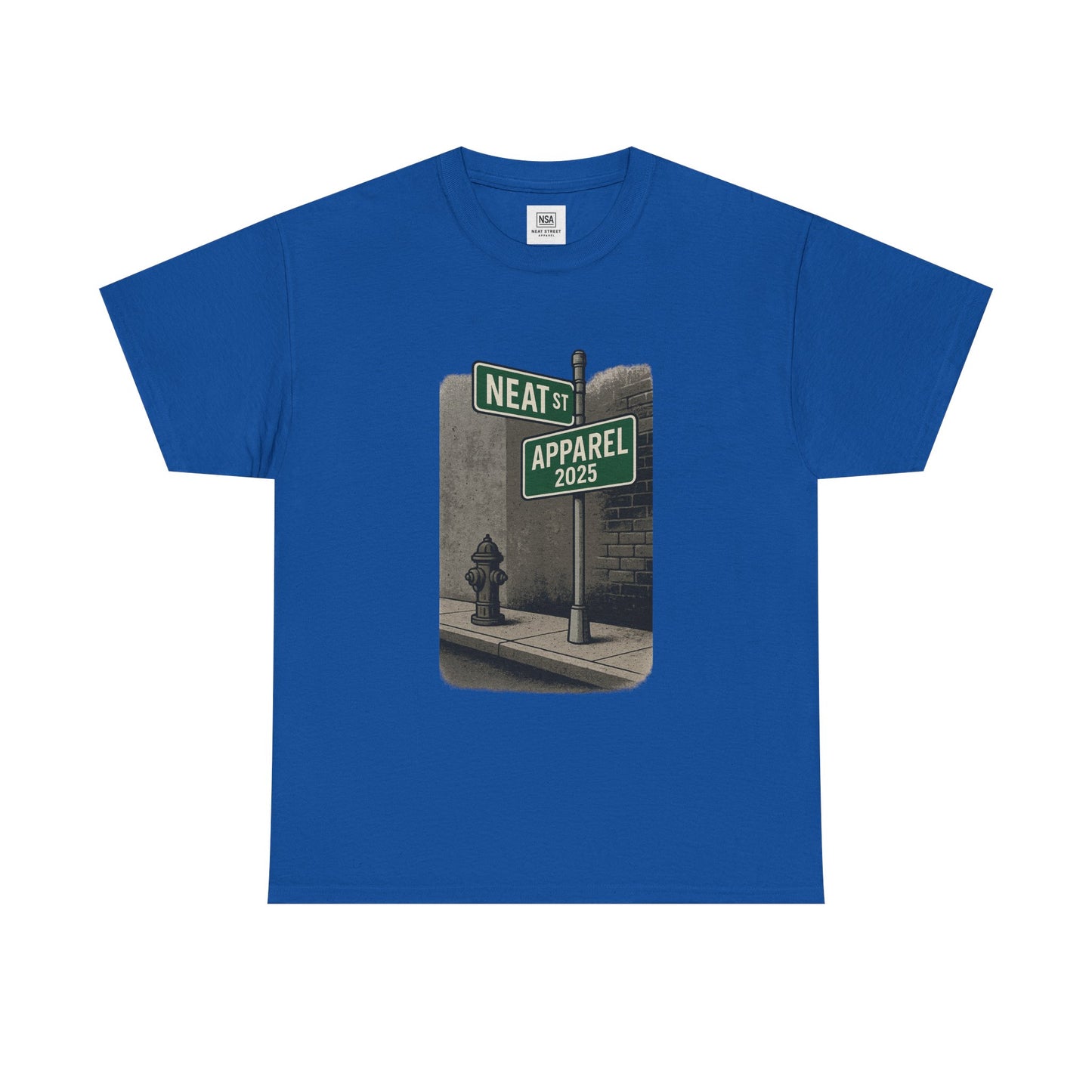 Vintage Neat Street Unisex Heavy Cotton Tee