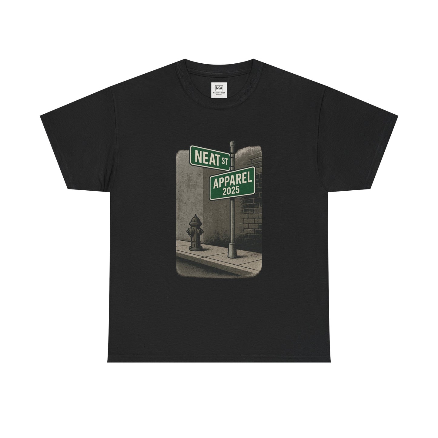 Vintage Neat Street Unisex Heavy Cotton Tee