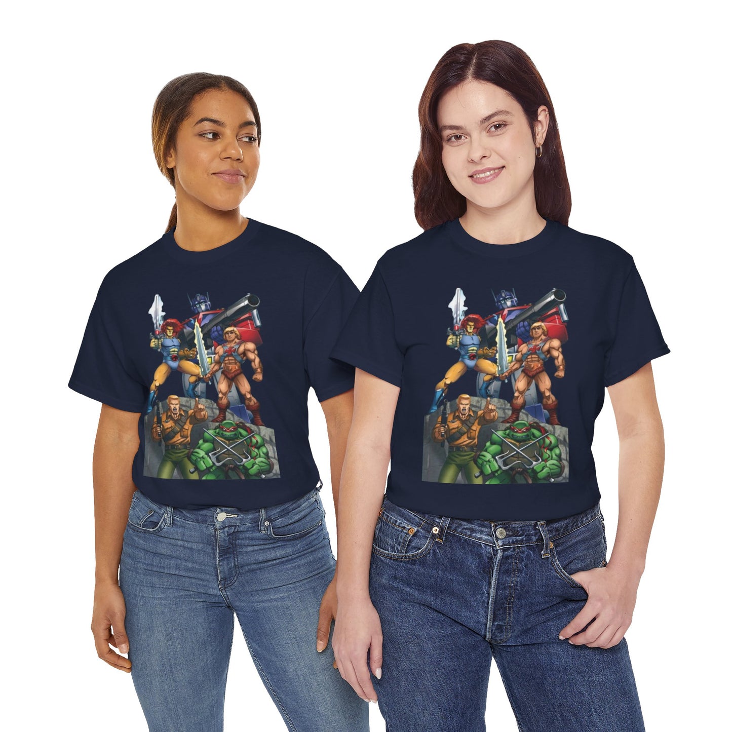 Retro 80s Action Heroes Unisex Tee