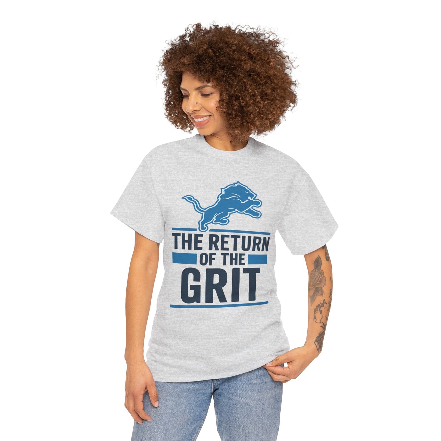 Unisex Heavy Cotton Tee - The Return of the Grit - Casual Fan Apparel