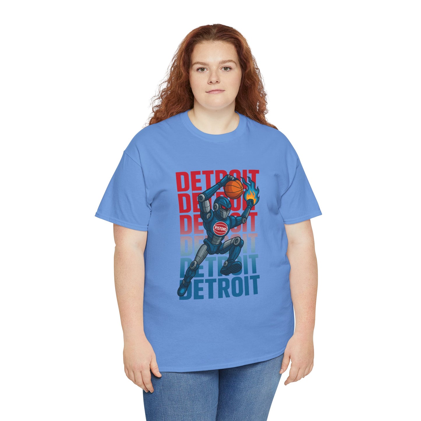 Detroit Basketball Neat Street Graphic Tee