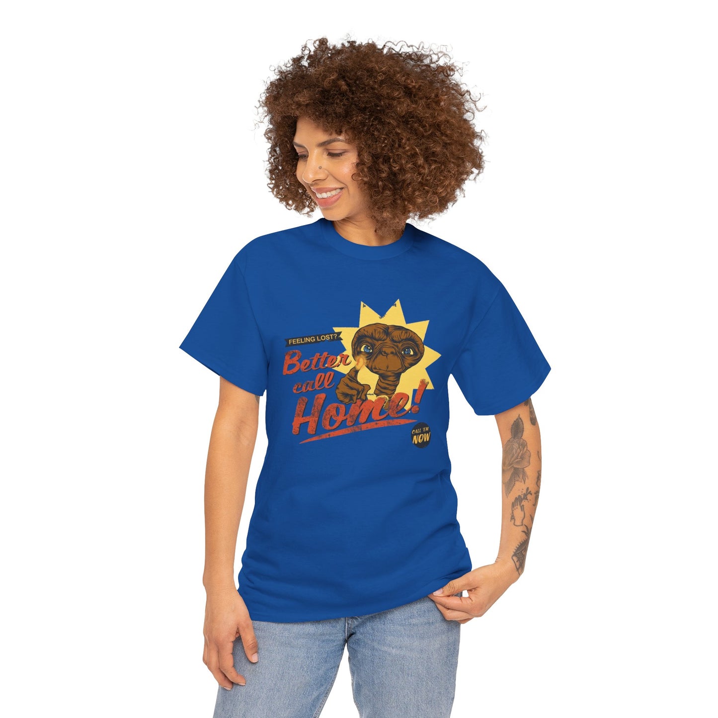 Better Call Home! Unisex Heavy Cotton Tee
