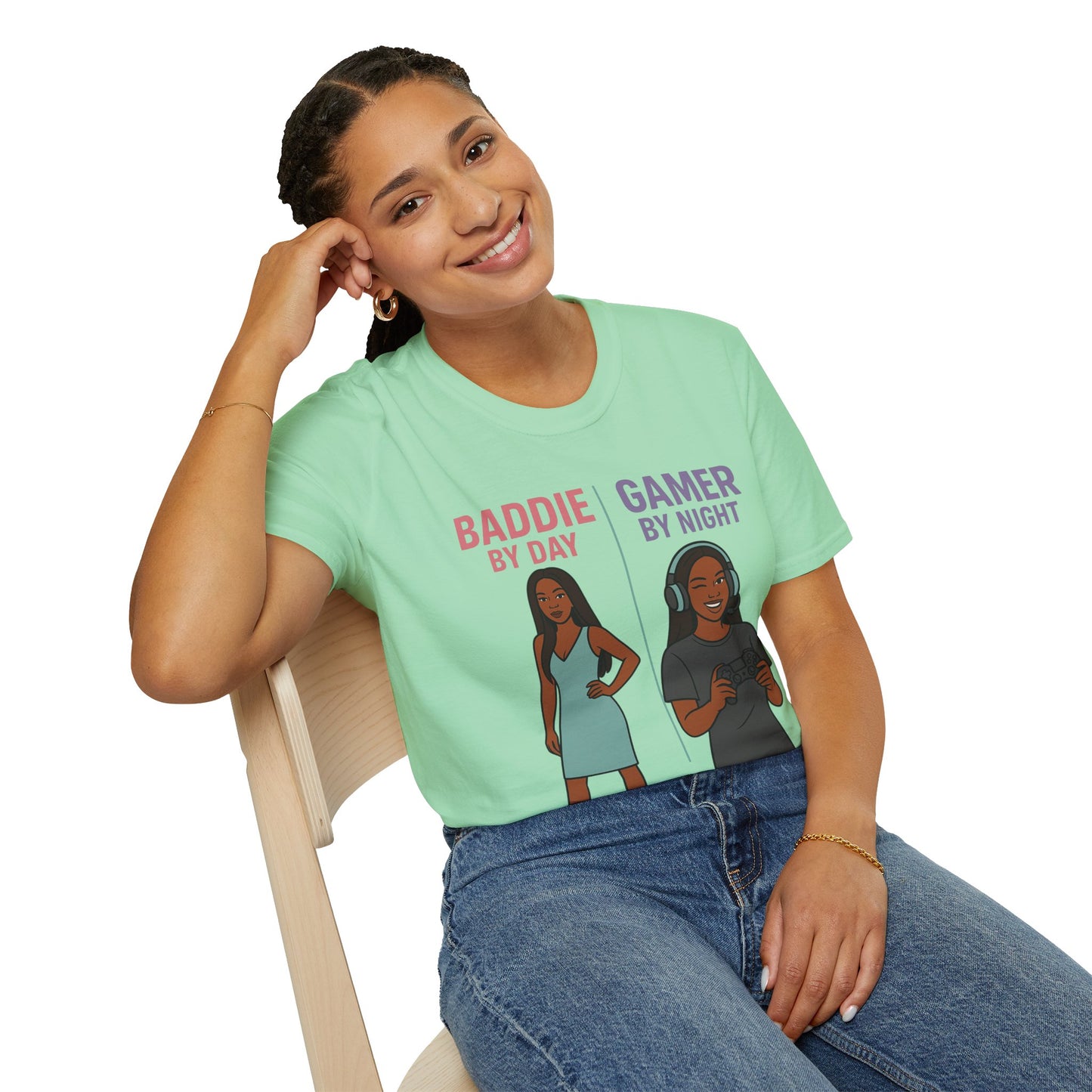 Baddie Gamer Unisex Softstyle T-Shirt
