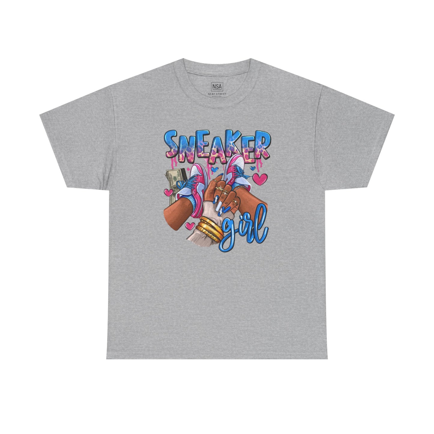 Sneaker Girl Unisex Heavy Cotton Tee