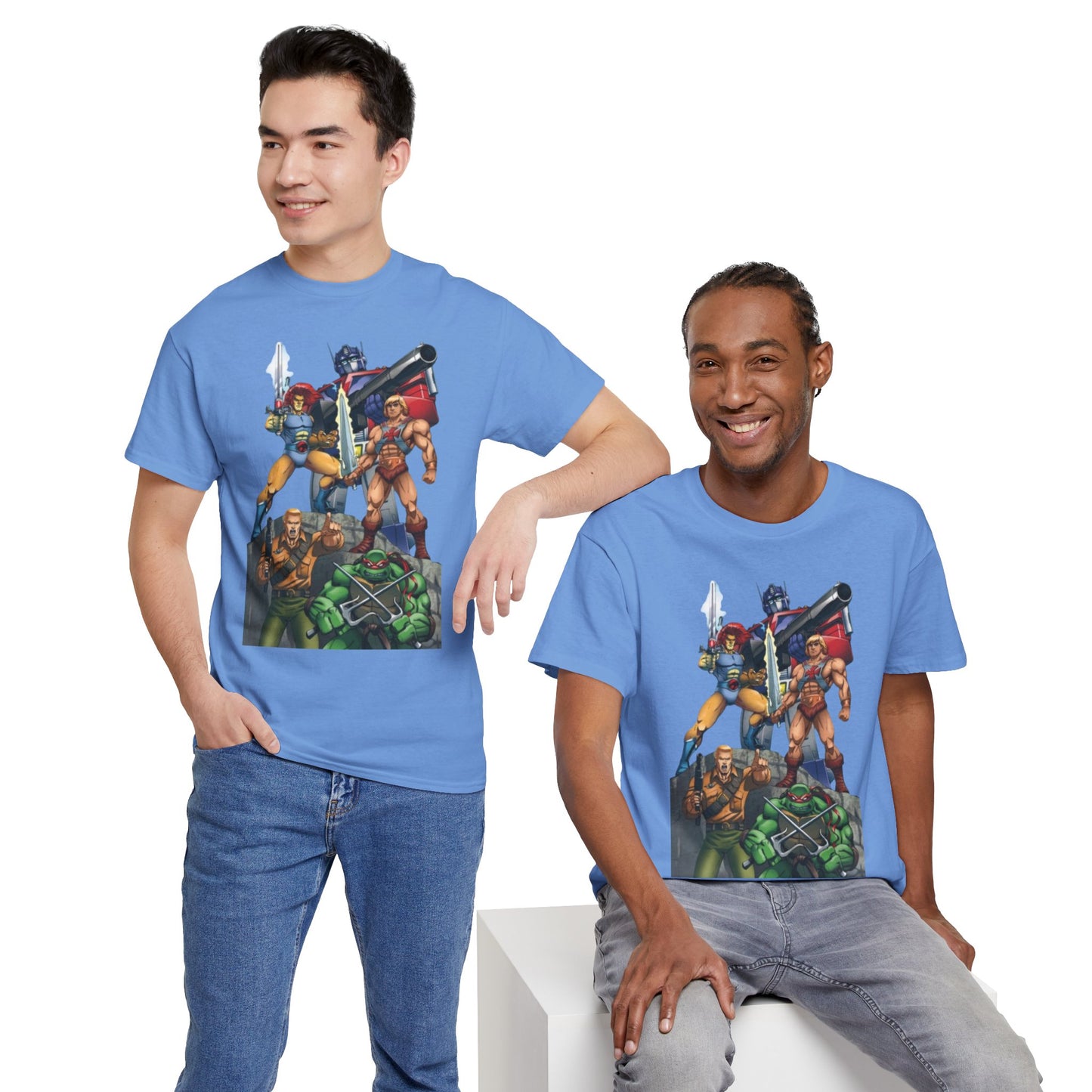 Retro 80s Action Heroes Unisex Tee