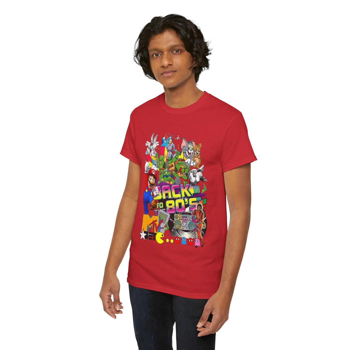Retro 80s Unisex Heavy Cotton Tee