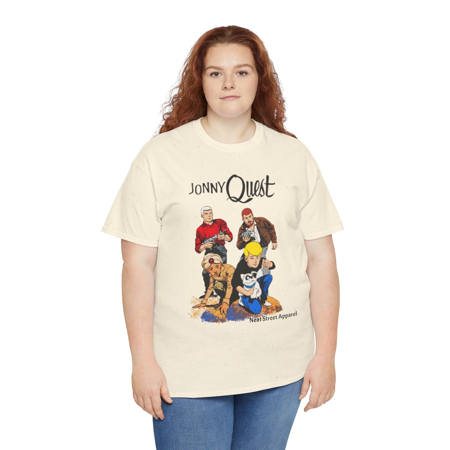 Jonny Quest Cartoon Unisex Heavy Cotton Tee