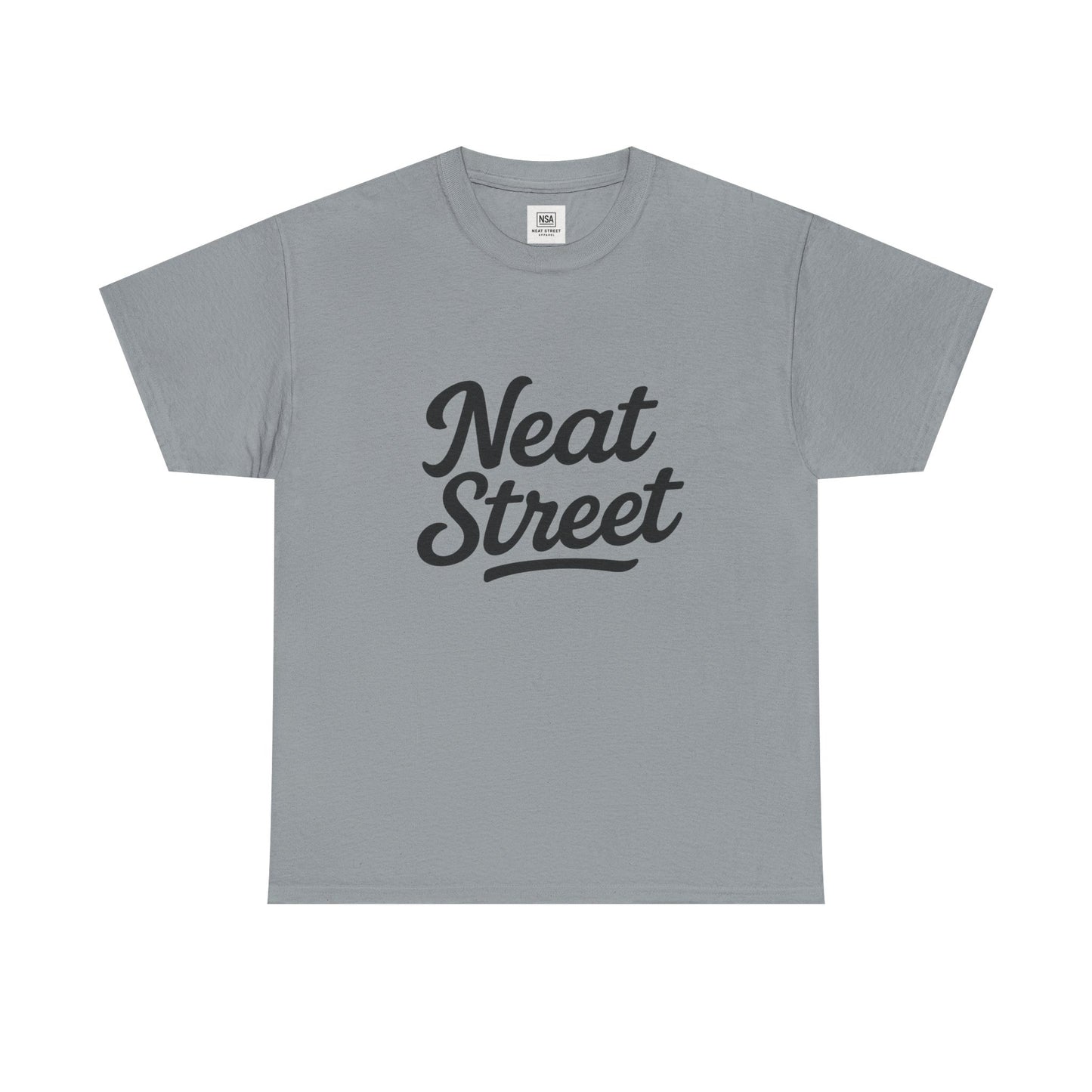 'Neat Street' Basic Tee (Black letters)