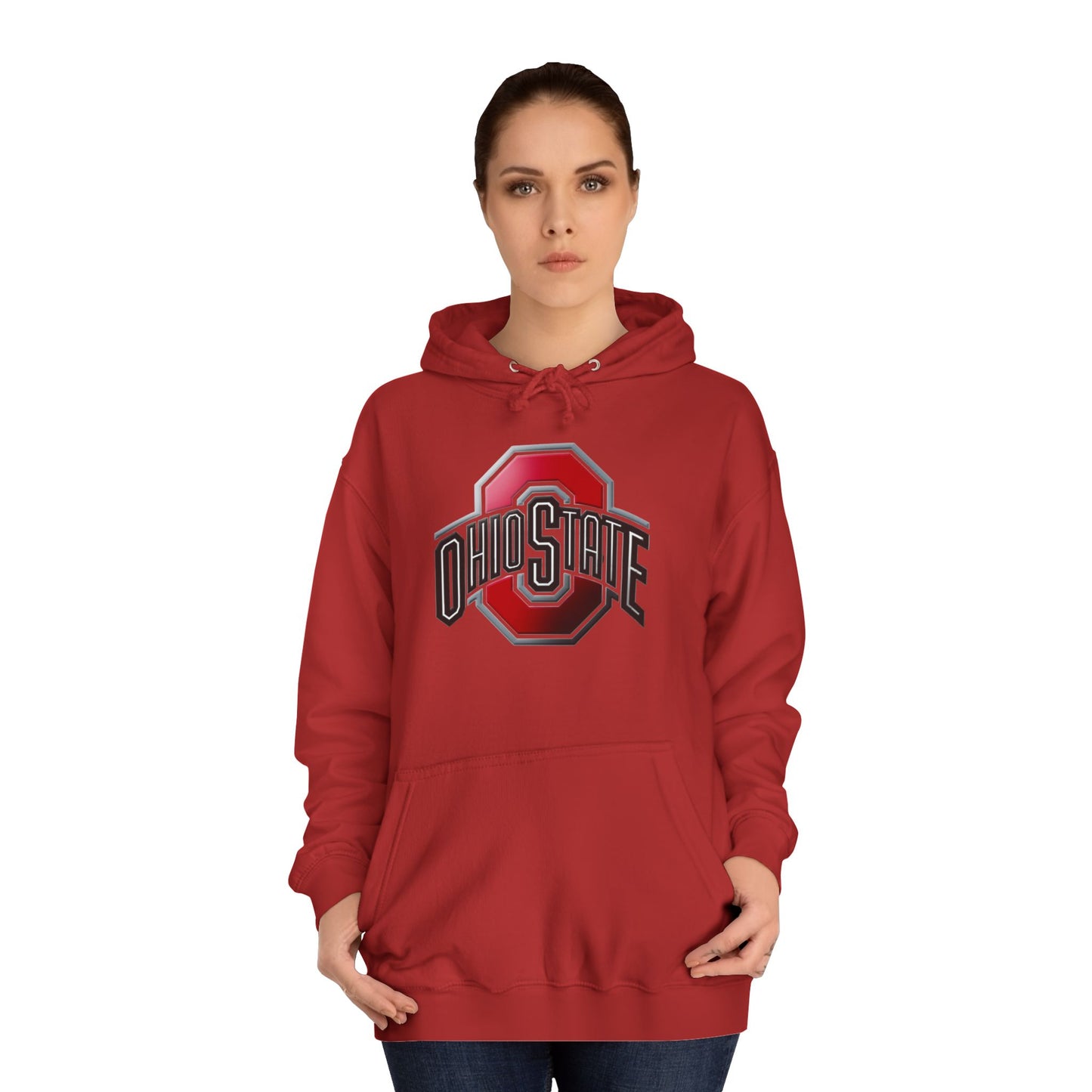 Ohio State University Unisex College Hoodie, College Apparel, Sportswear, Gift for Students, Layering Hoodie, School Spirit
