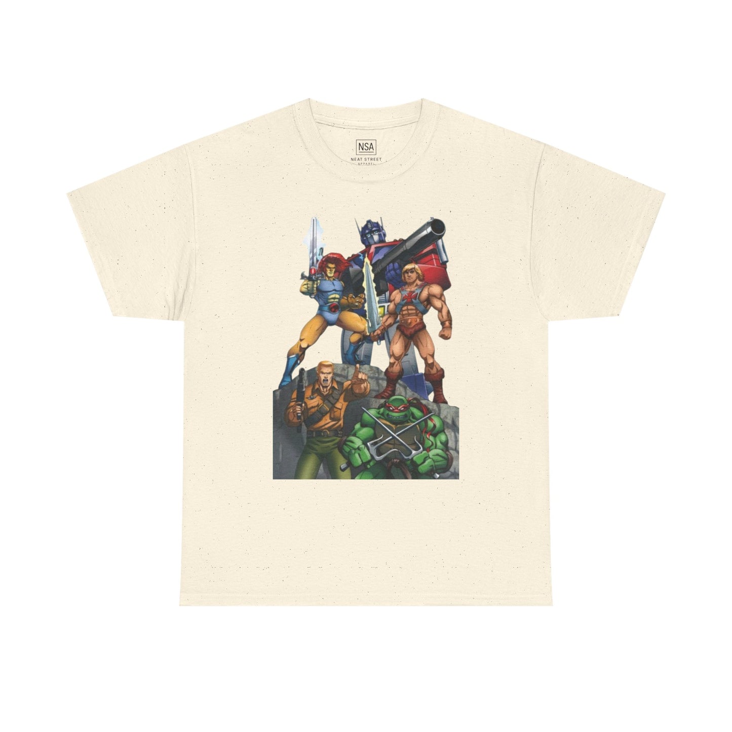 Retro 80s Action Heroes Unisex Tee