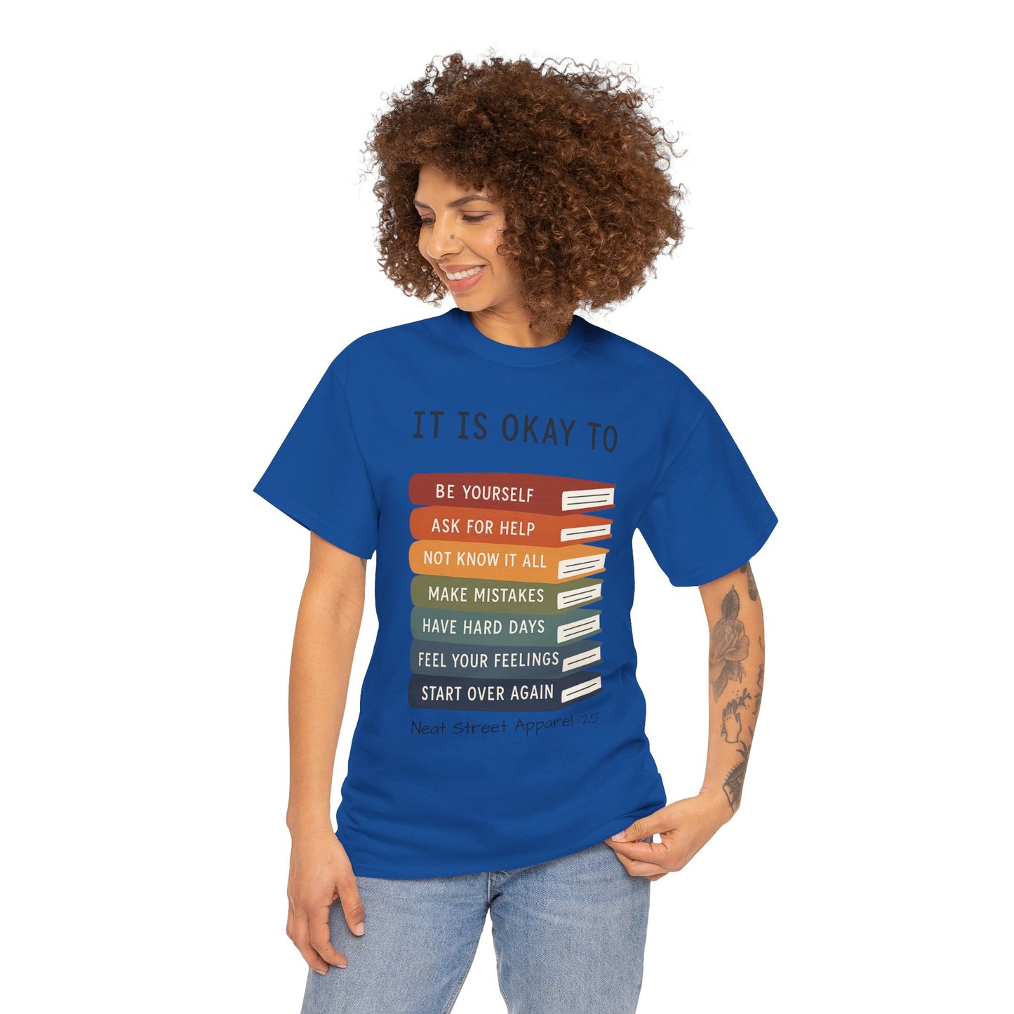 Inspirational Message Cotton Tee