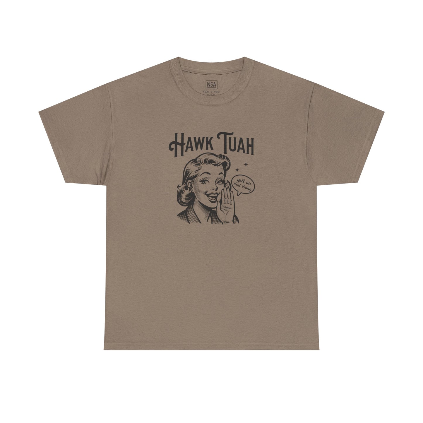 Hawk Tuah Funny Graphic Tee