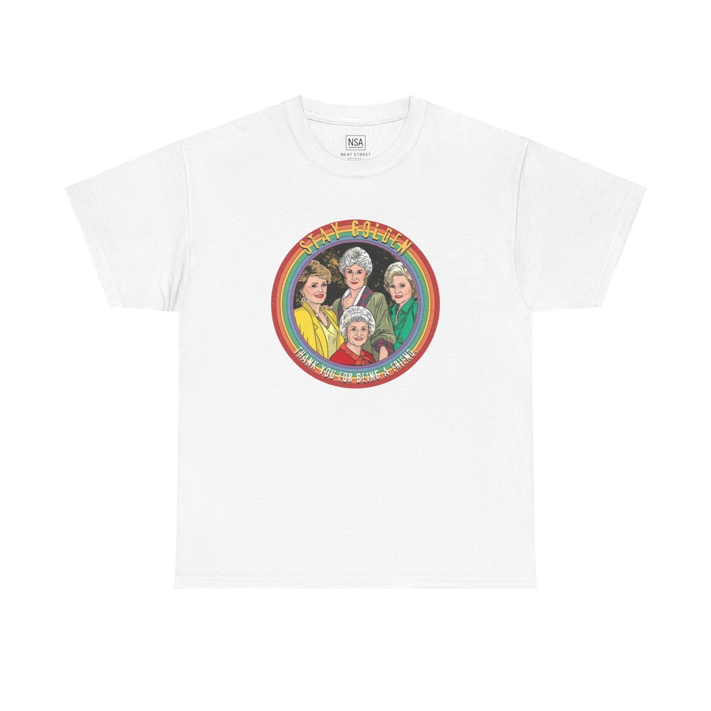 Retro Golden Girls Unisex Heavy Cotton Tee