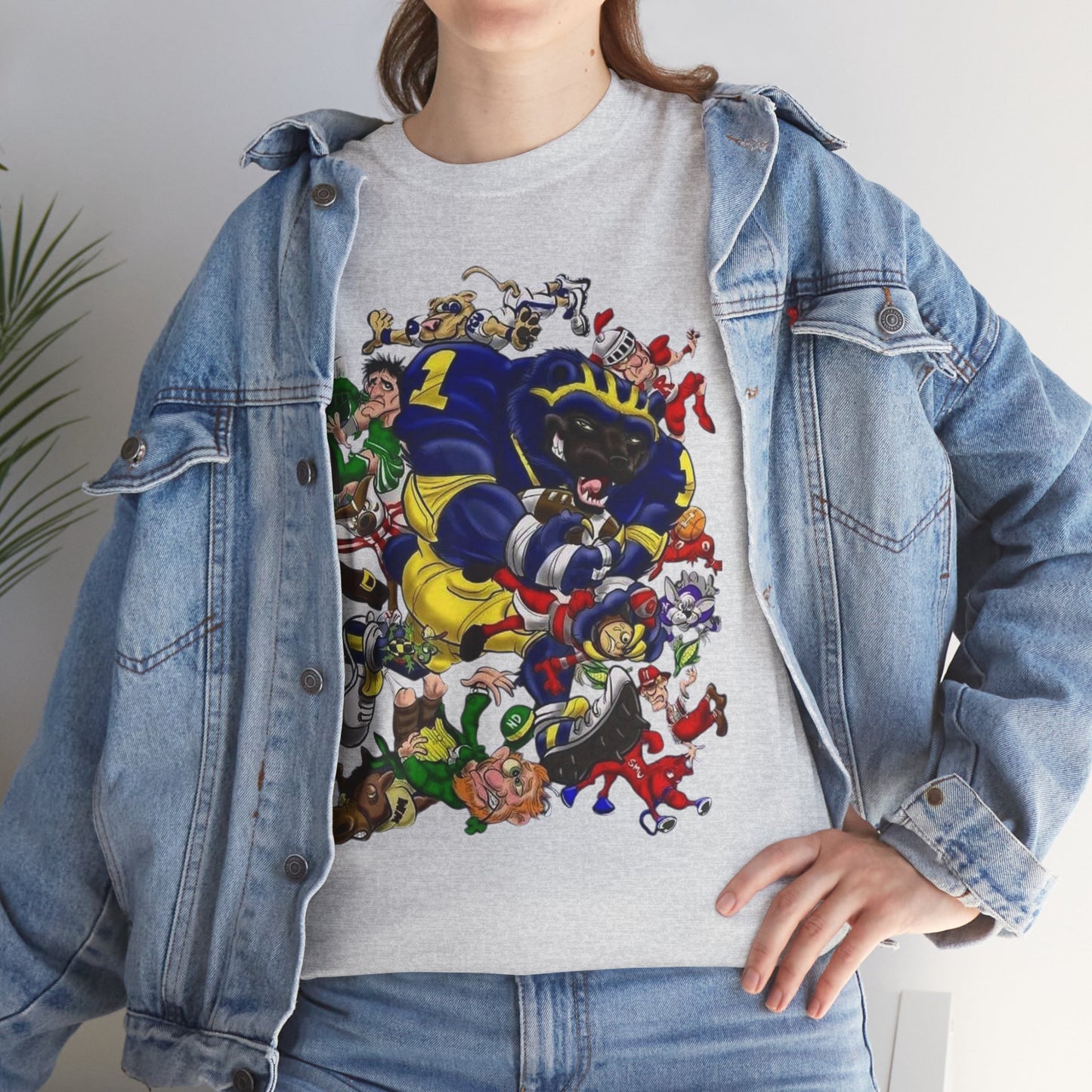 Wolverines Unisex Heavy Cotton Tee