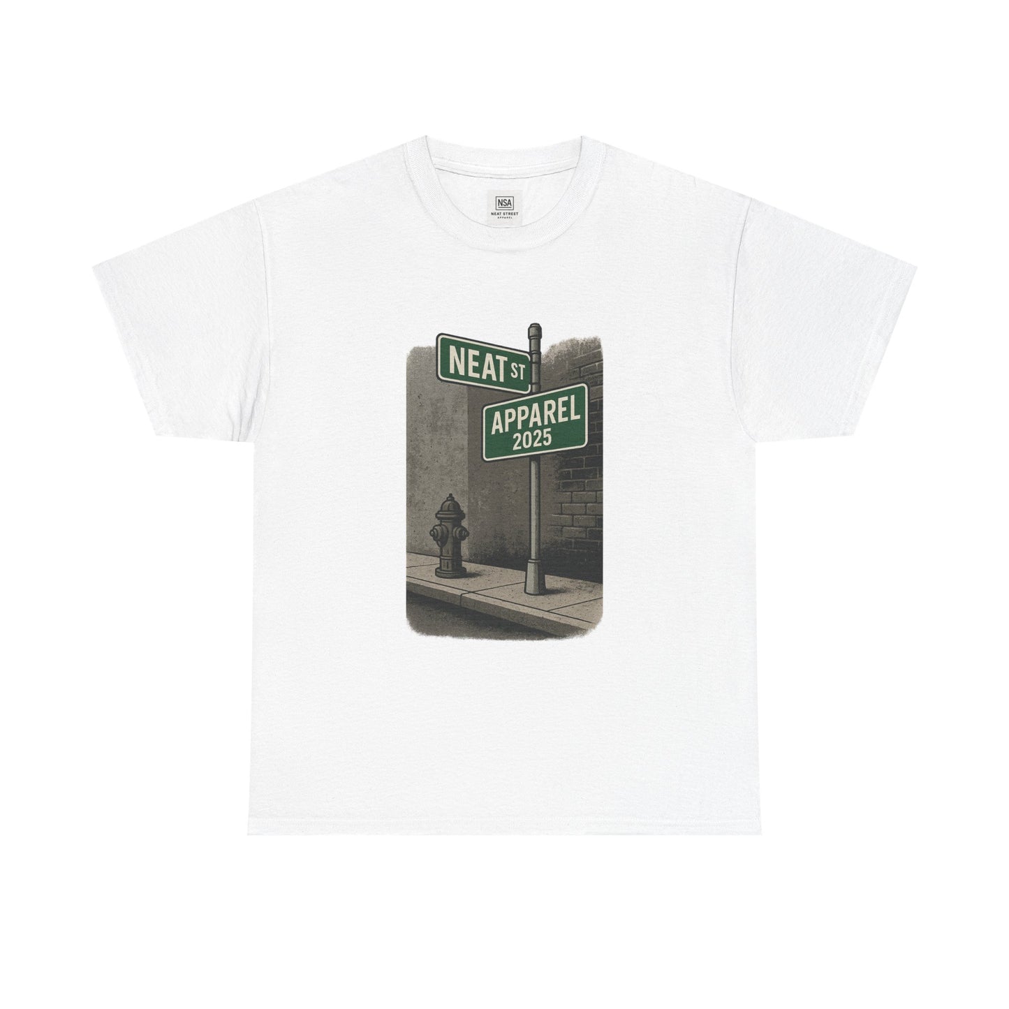 Vintage Neat Street Unisex Heavy Cotton Tee