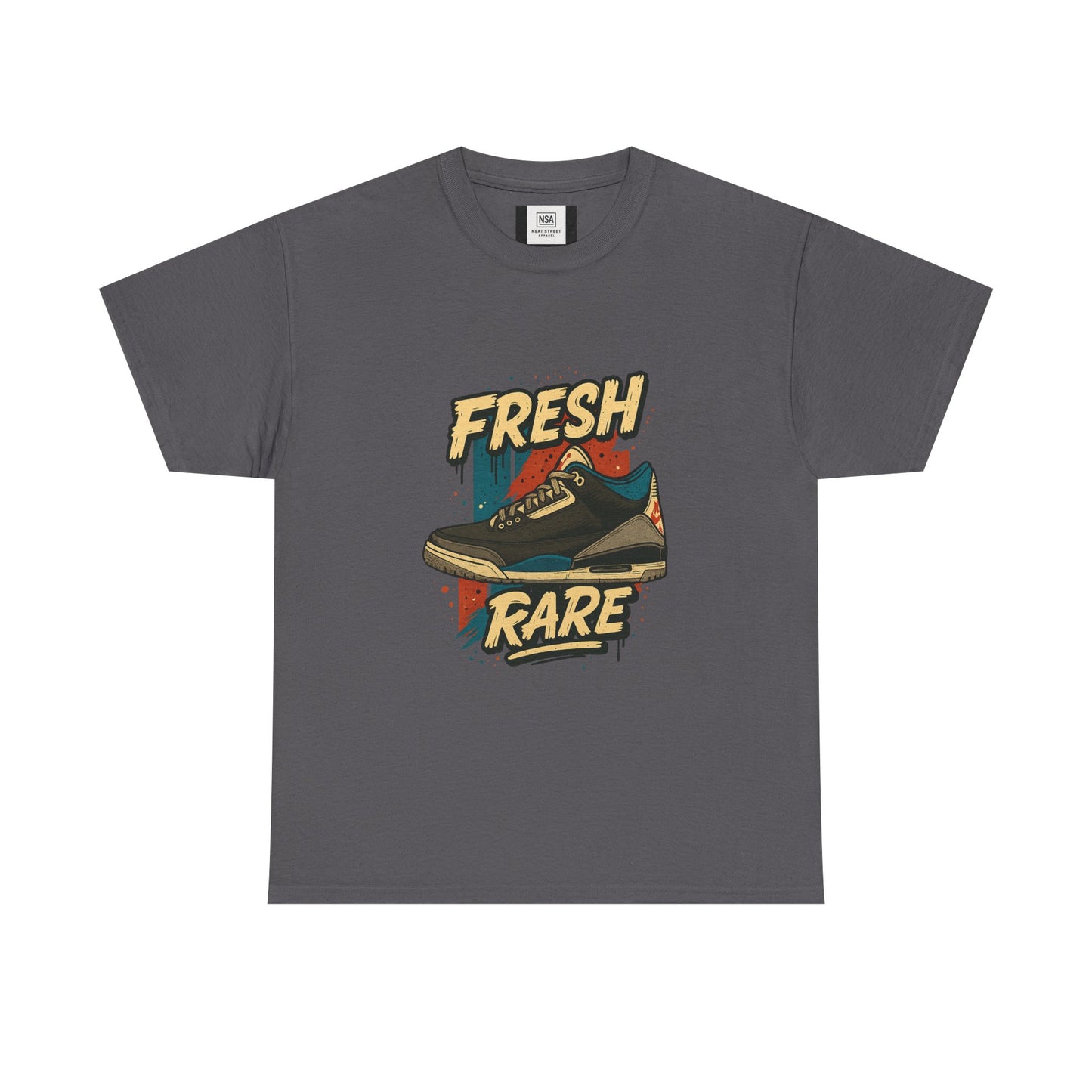 Streetwear Graphic Tee - 'Fresh-Rare' Unisex Heavy Cotton T-Shirt for Rare Air Jordan 3 release