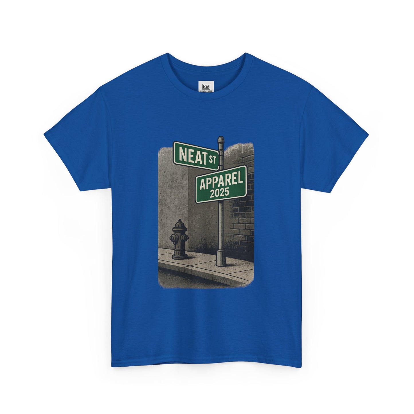 Vintage Neat Street Unisex Heavy Cotton Tee