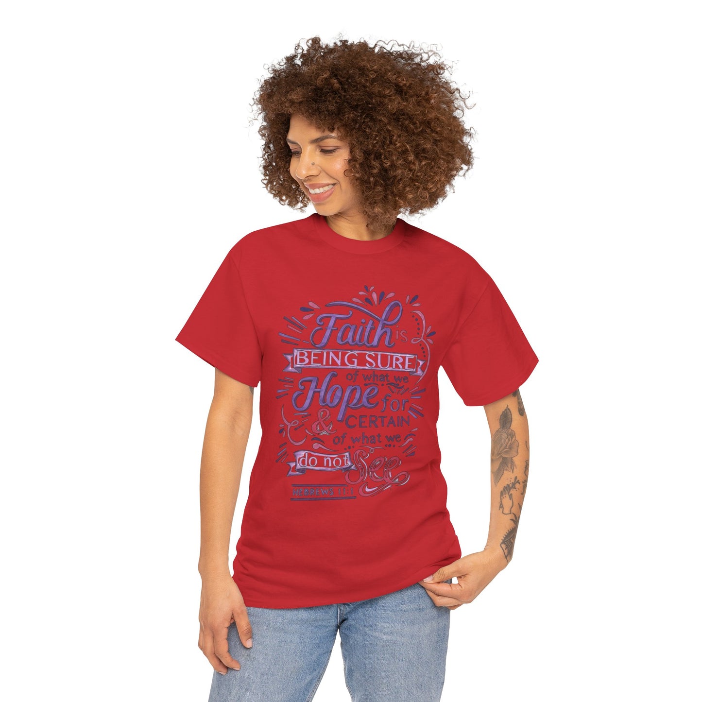 Inspirational Faith & Hope Unisex Cotton T-shirt