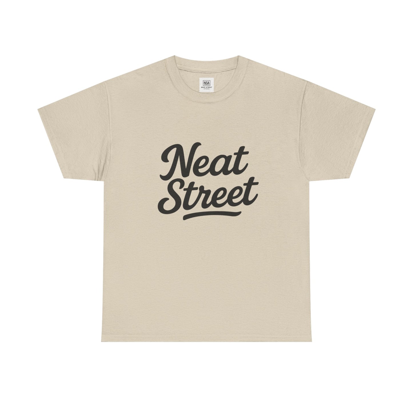 'Neat Street' Basic Tee (Black letters)