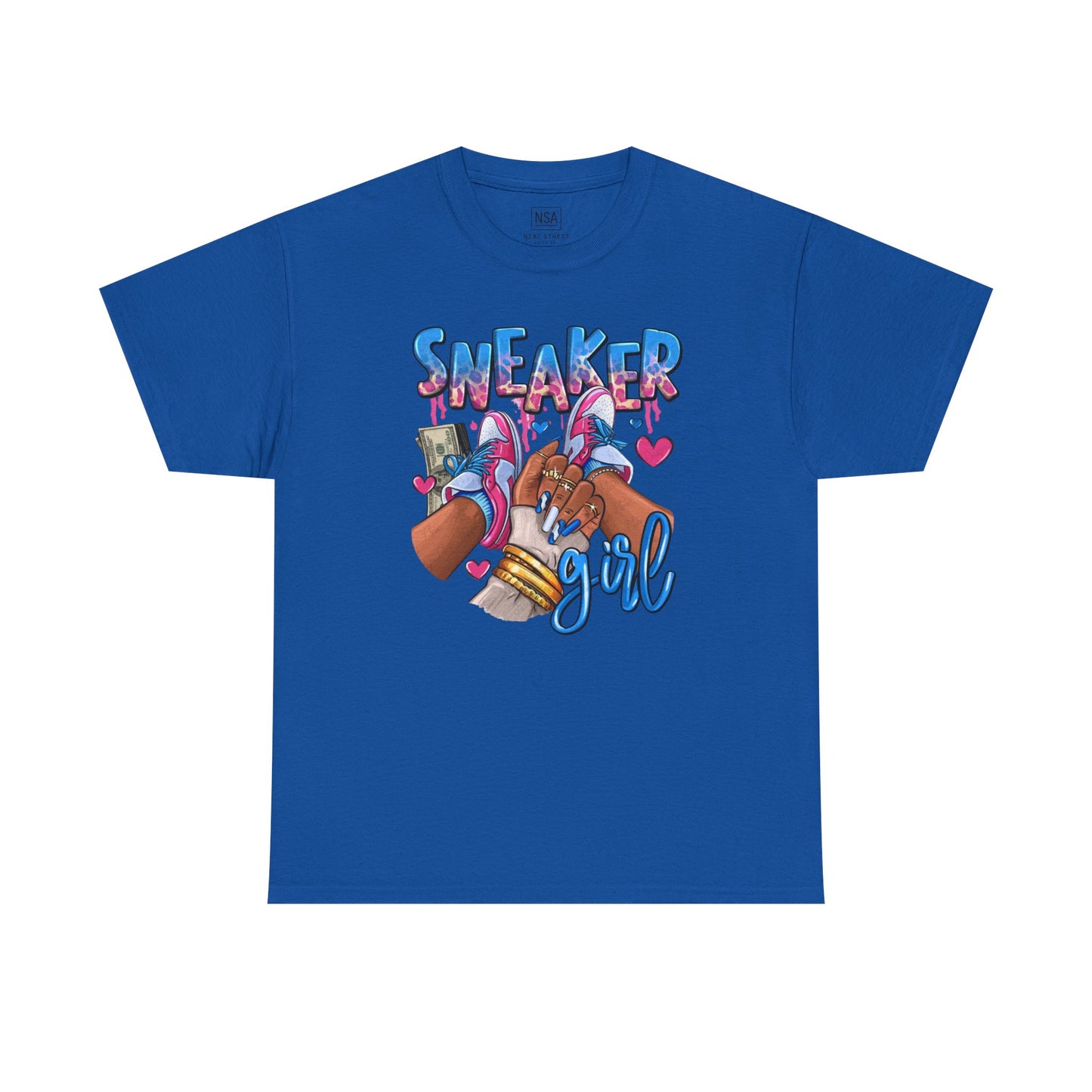 Sneaker Girl Unisex Heavy Cotton Tee