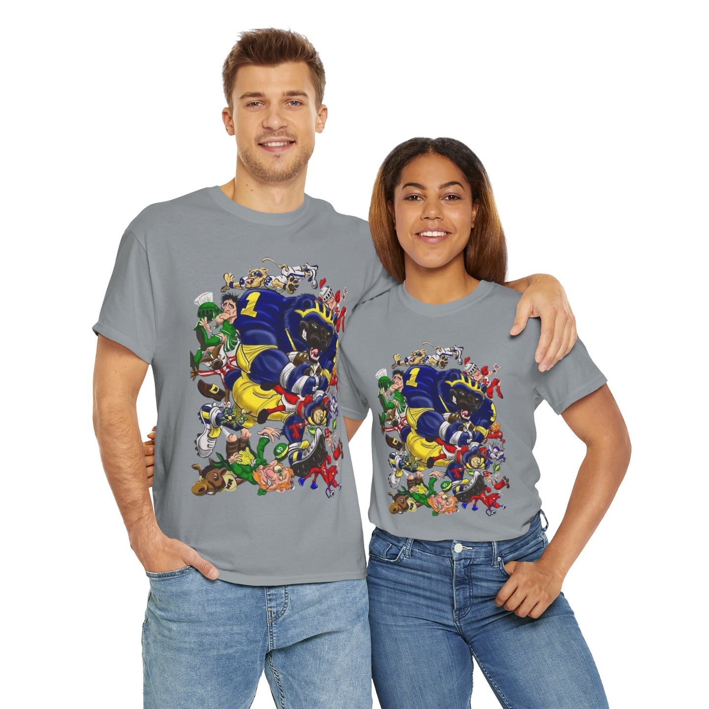 Wolverines Unisex Heavy Cotton Tee