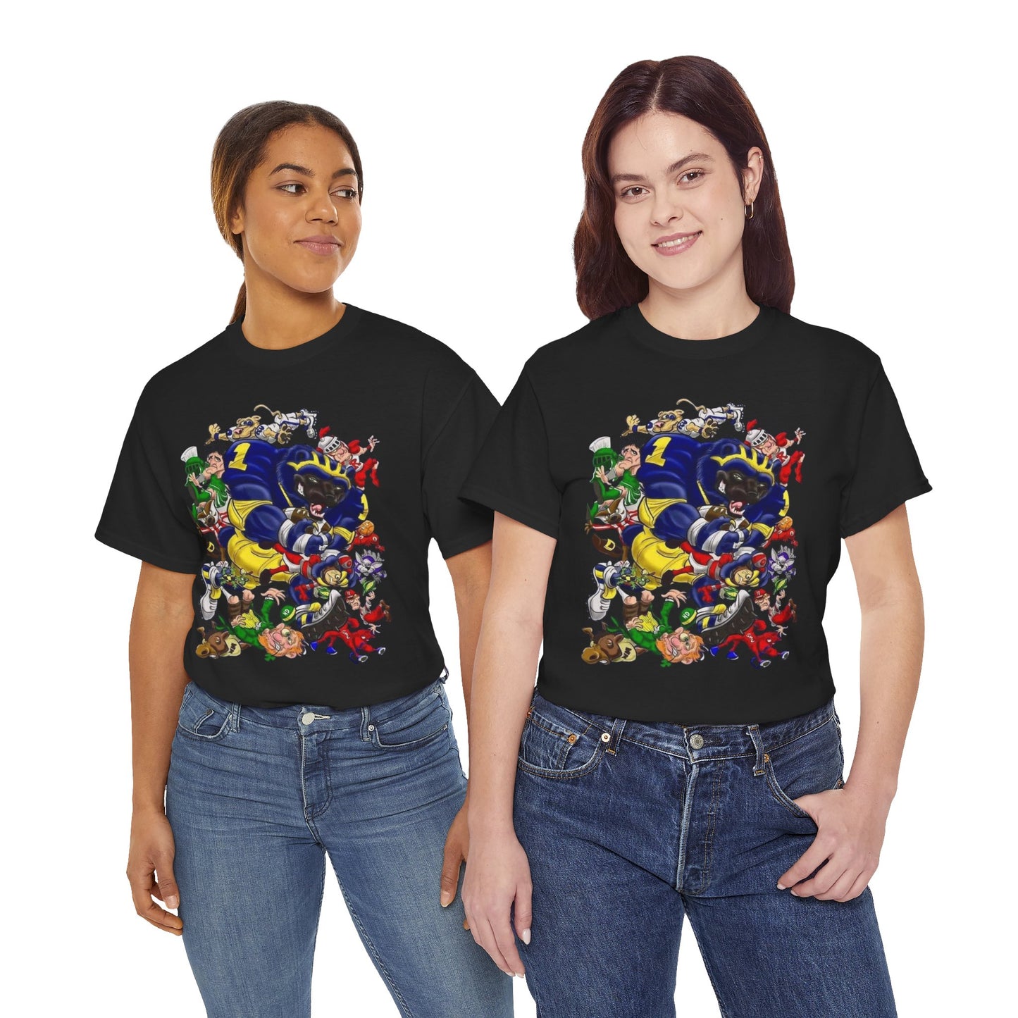 Wolverines Unisex Heavy Cotton Tee