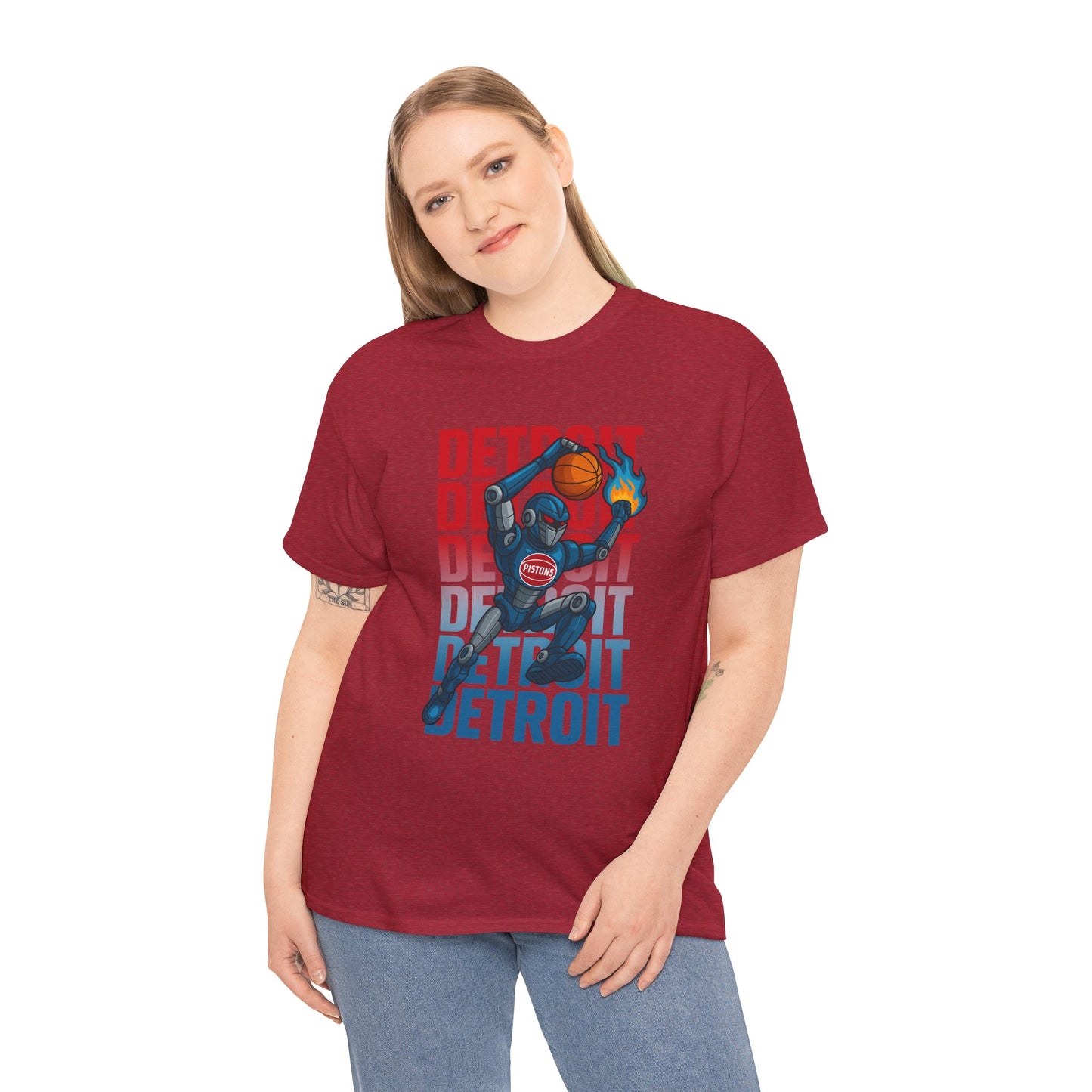 Detroit Basketball Neat Street Graphic Tee