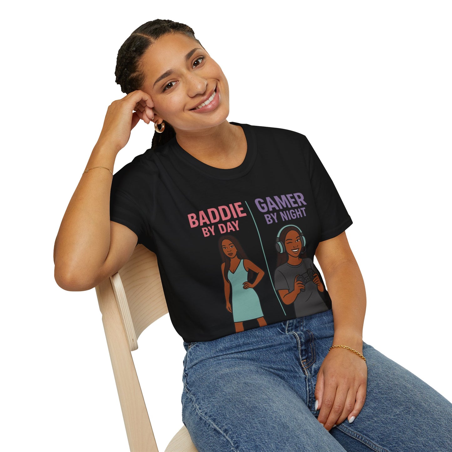 Baddie Gamer Unisex Softstyle T-Shirt