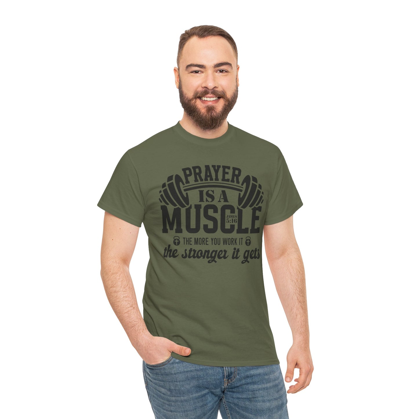 Prayer Is a Muscle Unisex Tee