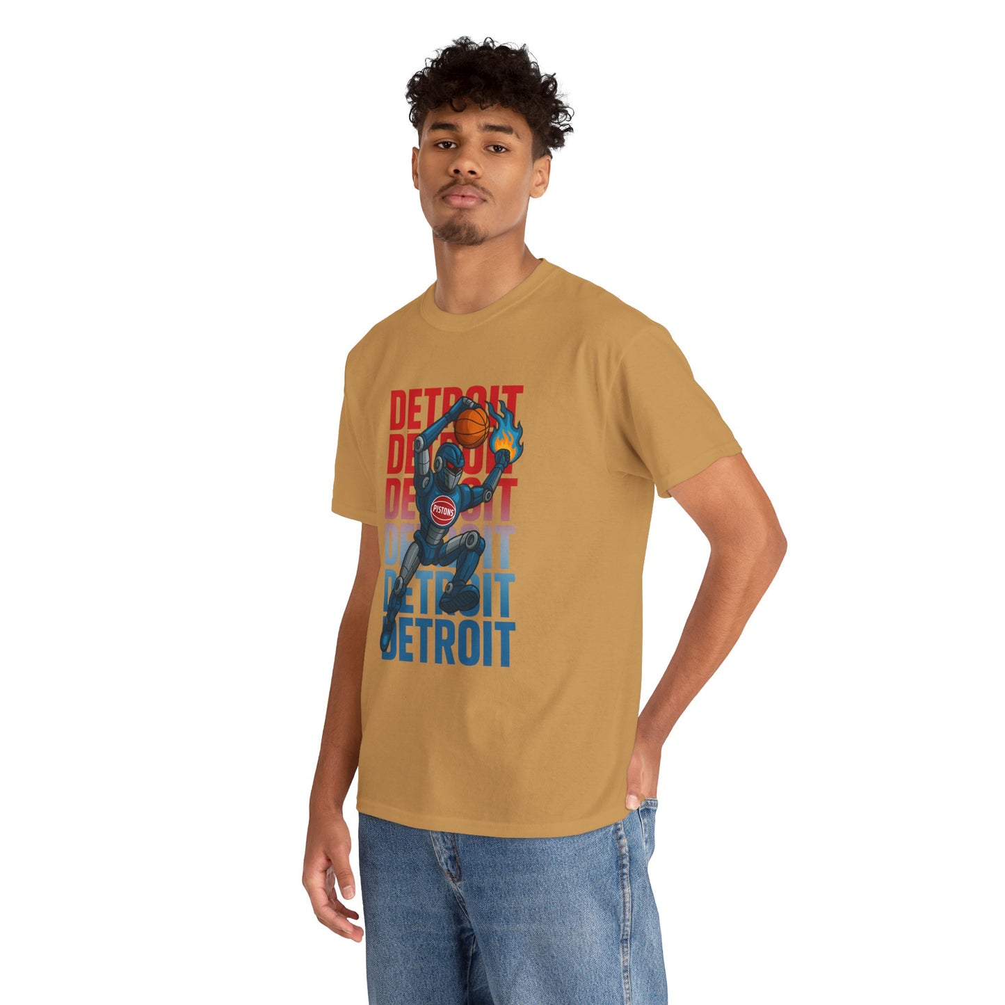 Detroit Basketball Neat Street Graphic Tee