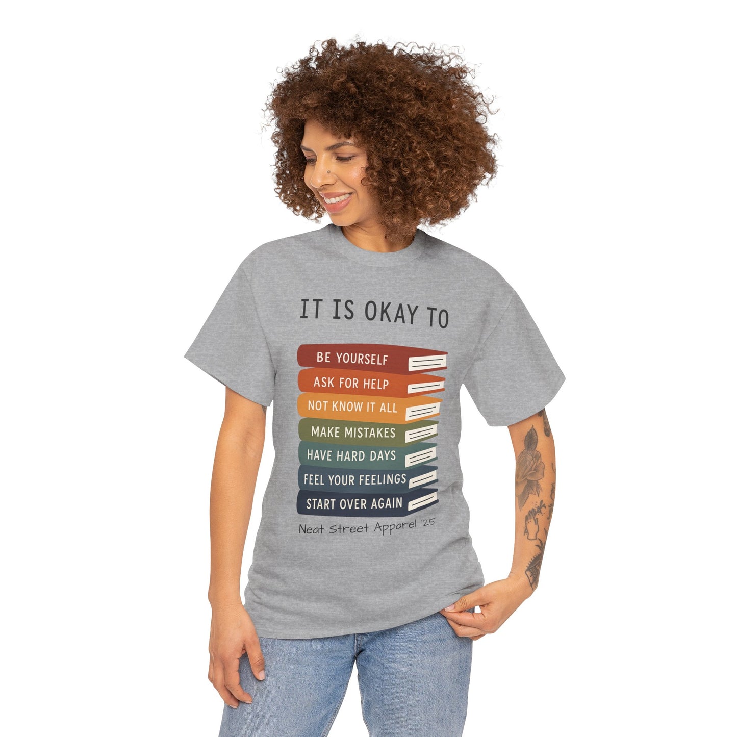 Inspirational Message Cotton Tee