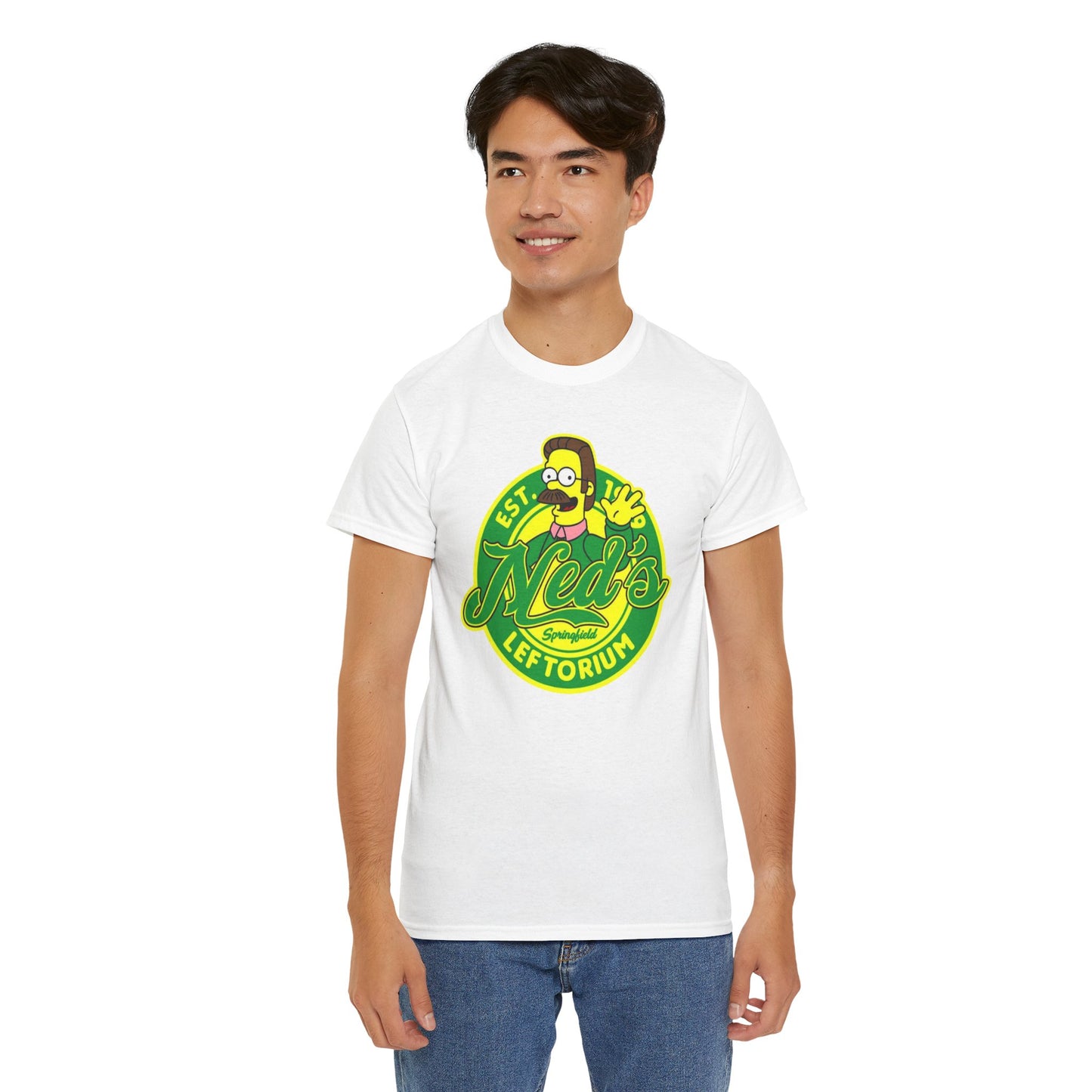 Ned's Leftorium Unisex Heavy Cotton Tee