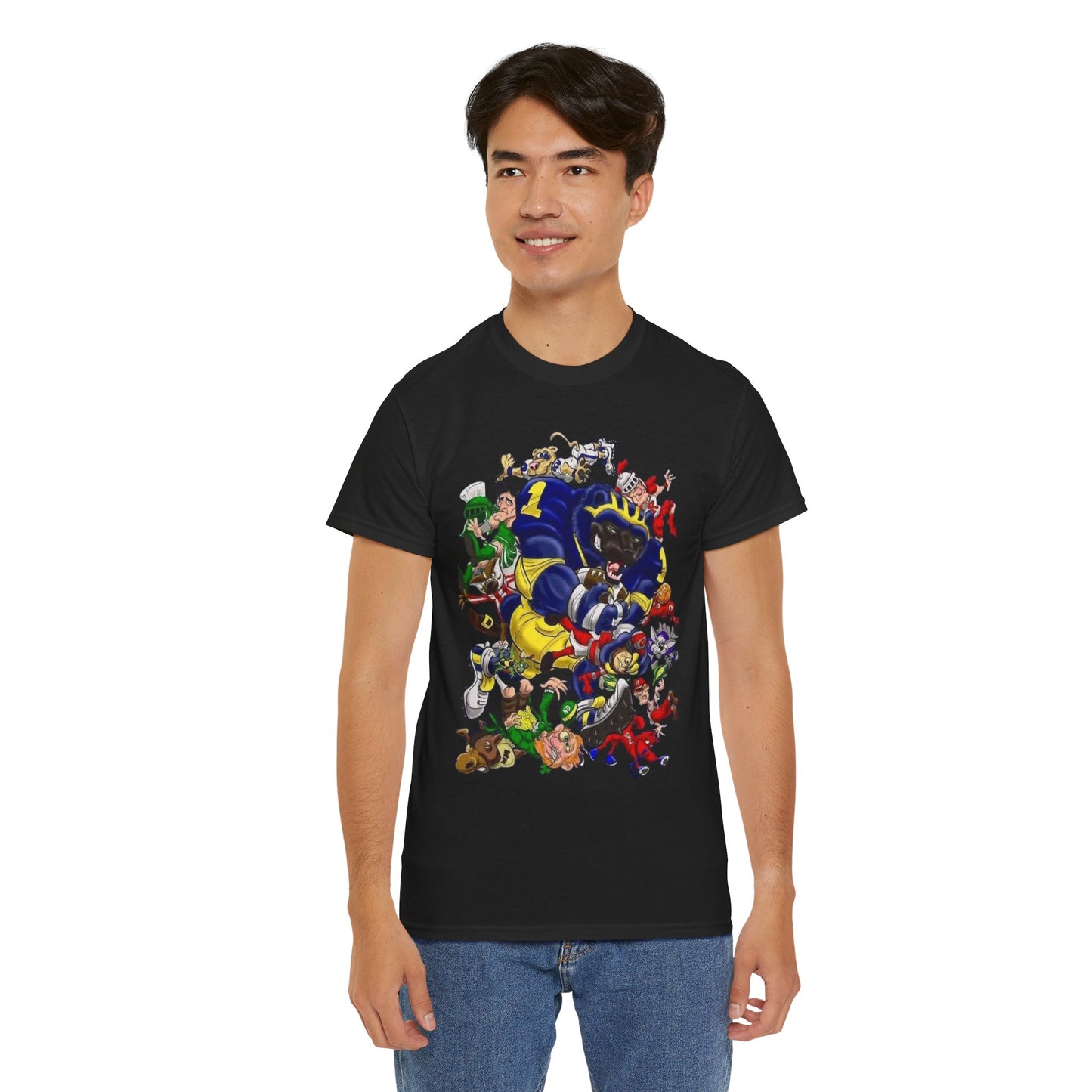 Wolverines Unisex Heavy Cotton Tee