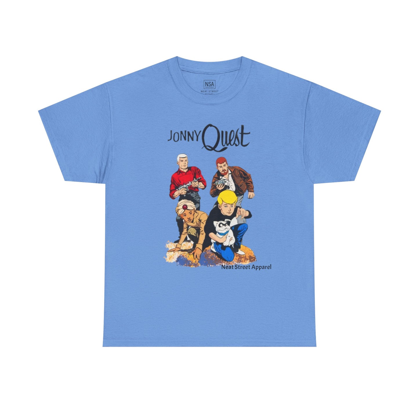 Jonny Quest Cartoon Unisex Heavy Cotton Tee