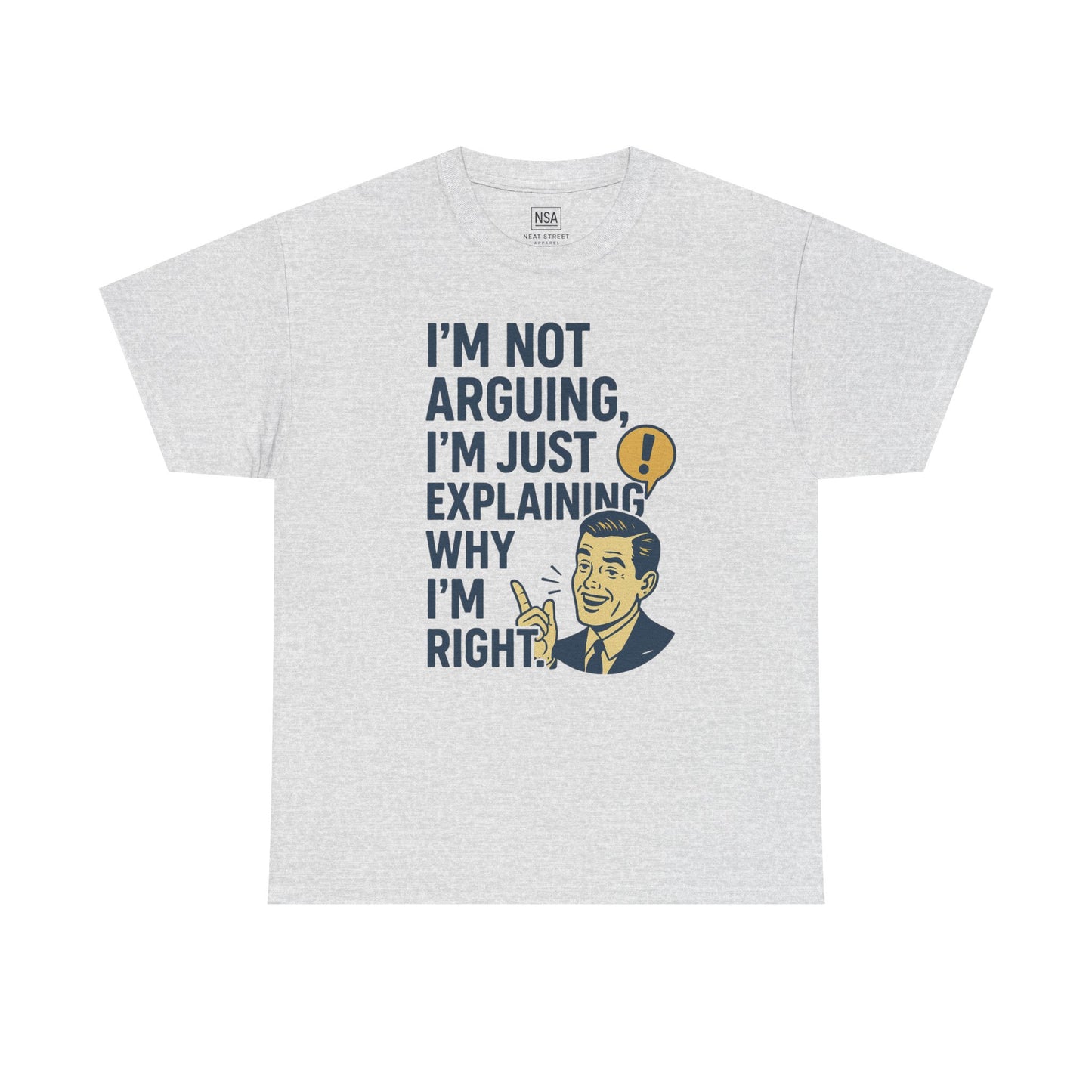 Unisex Humorous Explanation Tee, Funny T-Shirt