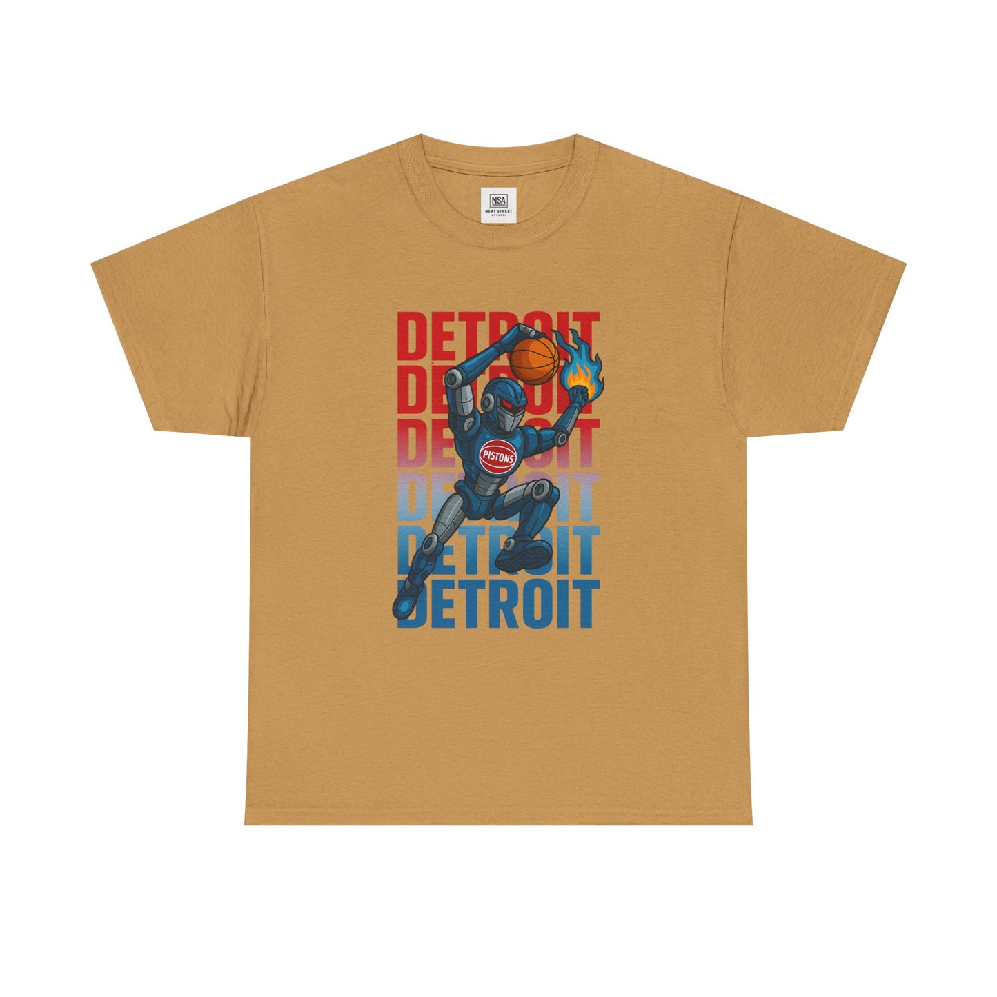Detroit Basketball Neat Street Graphic Tee