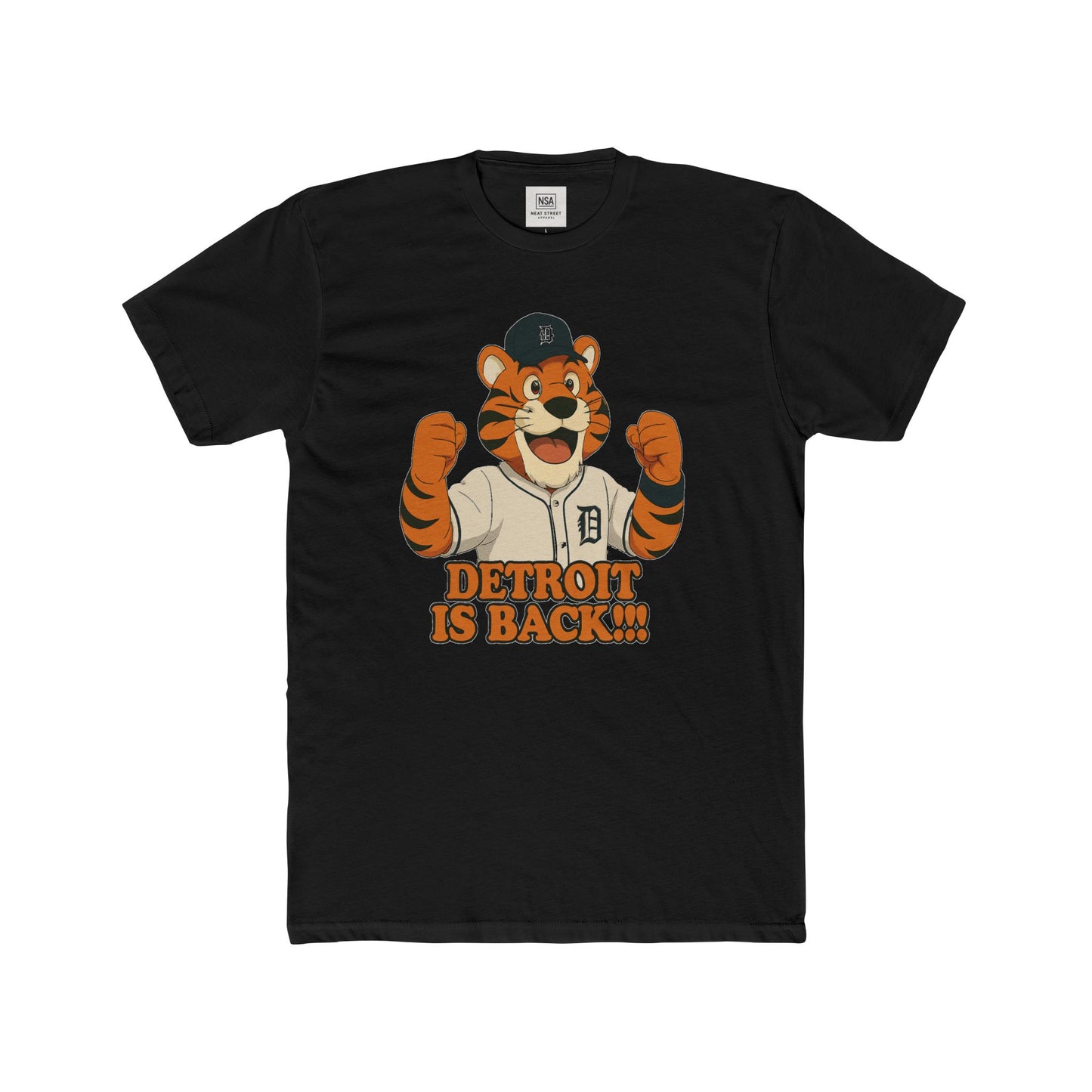 Detroit Is Back!!! Unisex Cotton Crew Tee - Perfect for Sports Fans