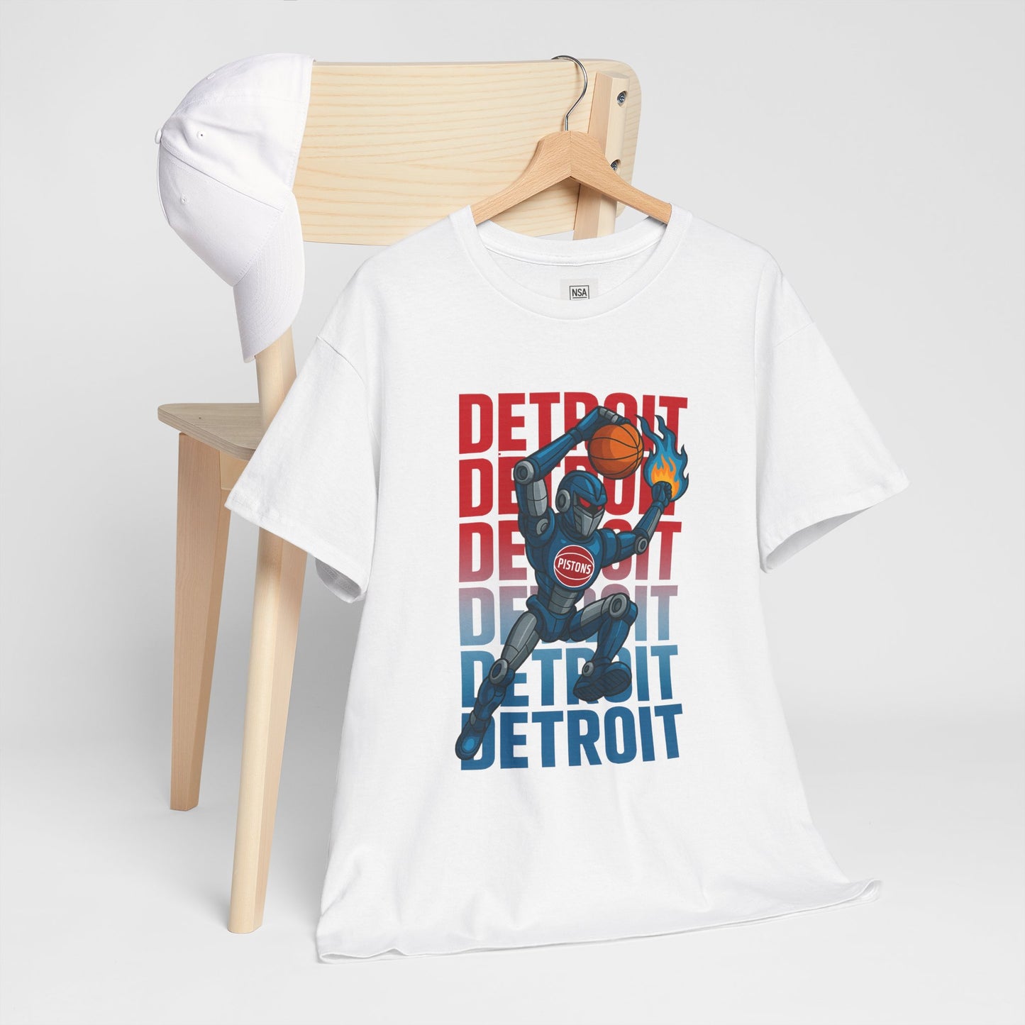 Detroit Basketball Neat Street Graphic Tee