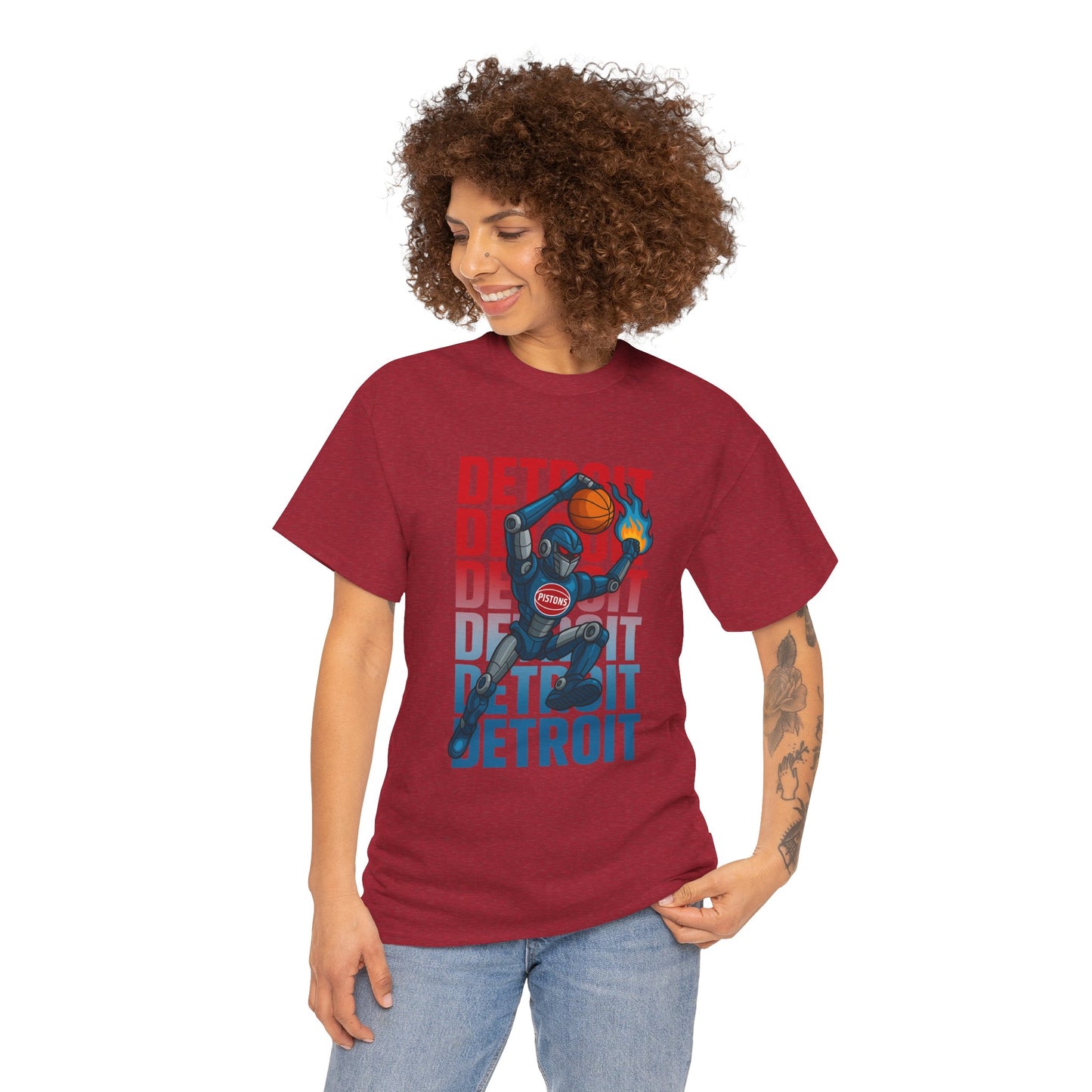 Detroit Basketball Neat Street Graphic Tee