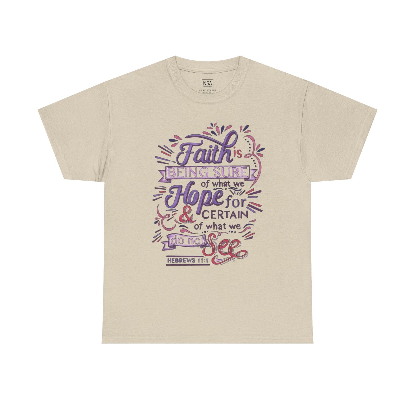 Inspirational Faith & Hope Unisex Cotton T-shirt