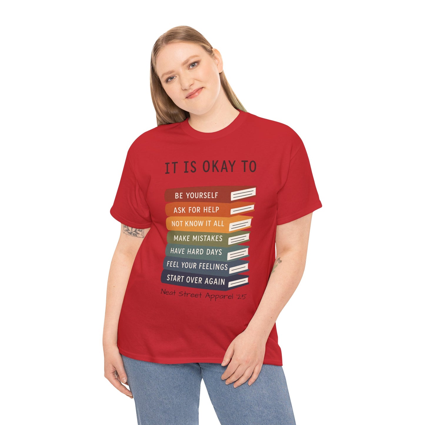 Inspirational Message Cotton Tee